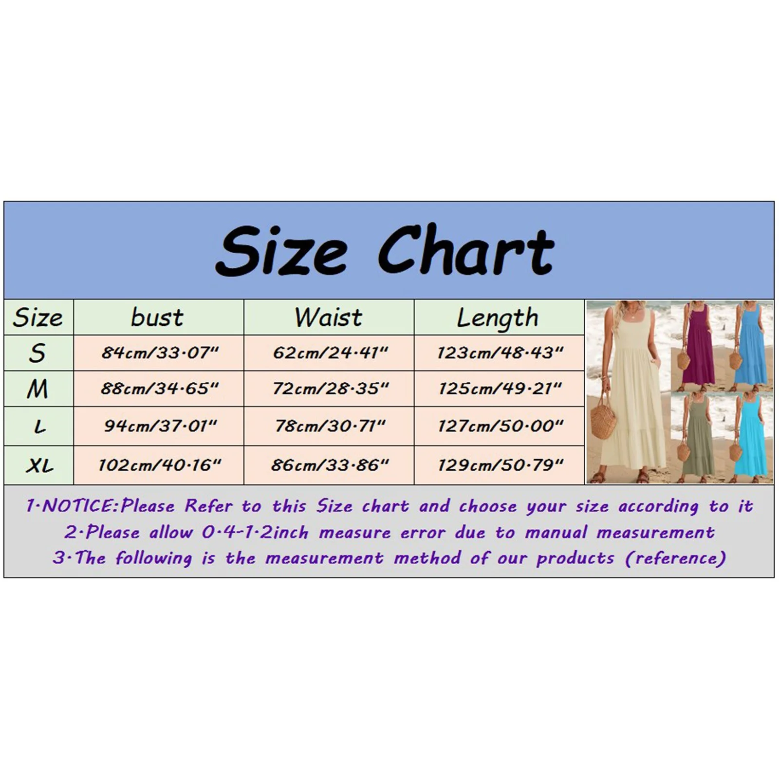 Autumn Cargo Skirt Women'S Summer Sleeveless Dress Square Neck Pleated Swing Casual Maxi Dresses With Pockets Skirt