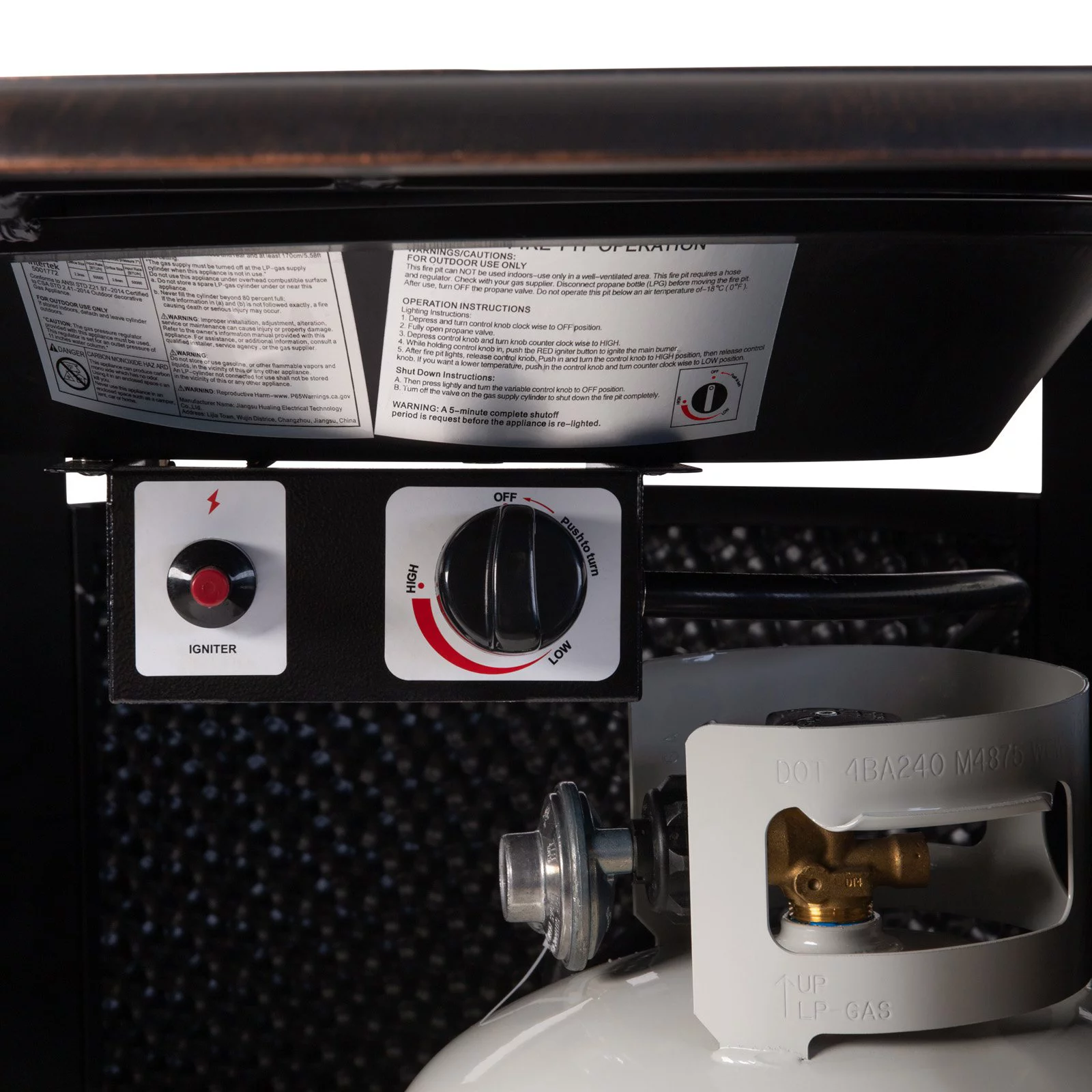 Fire Sense Weyland 42 in. Round Fire Pit