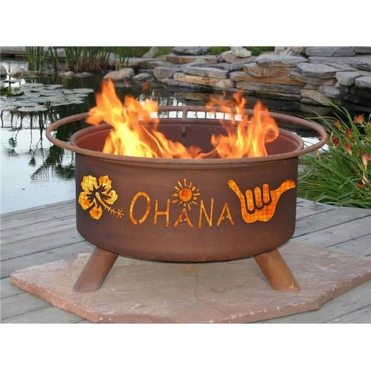 Patina  24 in. dia. Ohana Outdoor Fire Pit