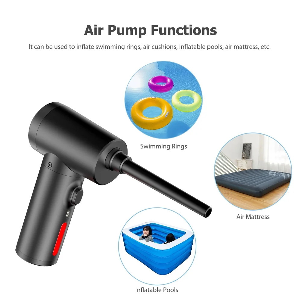 blower,2-in-1 With Led Pump 2-in-1 With Pump Inflatable Remover Blower Air Pump Air Air With Led 50000rpm Qisuo Huiop Pump Air Remover Dsfen Air Remover Air