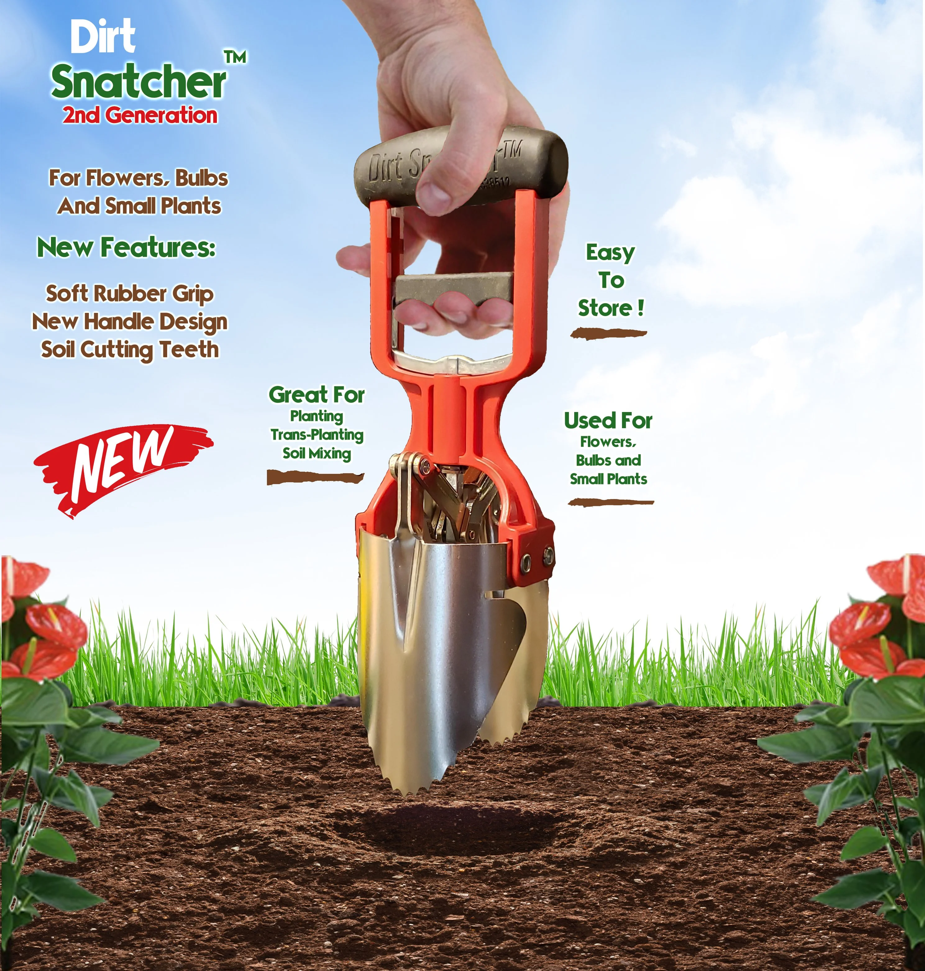 The Dirt Snatcher with teeth