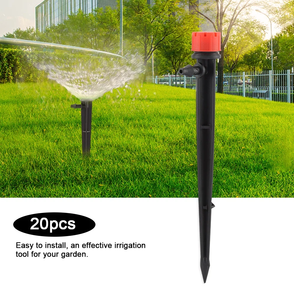 BLLBOO Garden Sprinkler - Garden Dripper Adjustable Micro Drip Irrigation 8 Water Outlet Garden Sprinkler Dripper Watering Tool (20 pcs)
