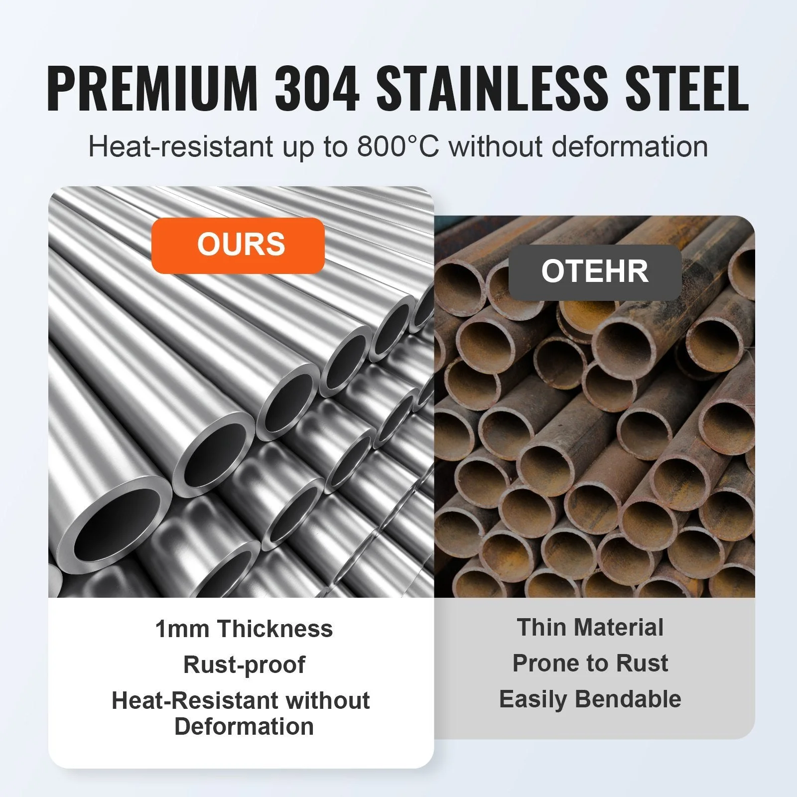 Stainless Steel 24-inch Round Natural Propane Fire Pit Burner