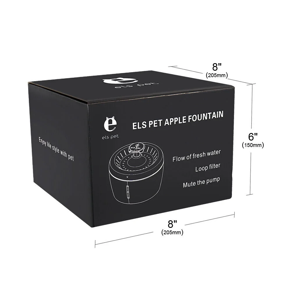 2.5L Automatic Pet Cat Water Drinking Fountain Electric Cat Water Bowl Dispenser