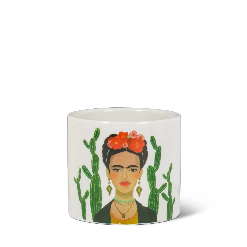Small Lady & Cactus Planter