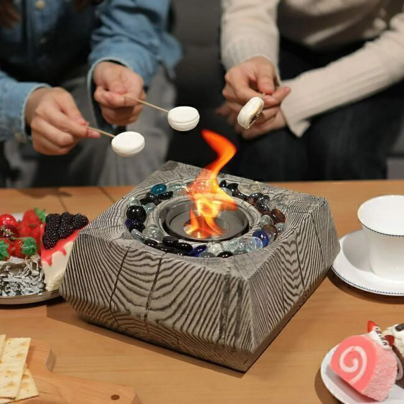 Tabletop Fireplace Indoor Outdoor Table Firepit