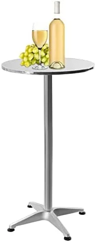 JYHOME High Top Pub Table Round Counter Height Cocktail Table  Table Bistro Table Indoor Outdoor Patio Table Round Cocktail Height Table  Height Table Modern Round Counter Table for Pub
