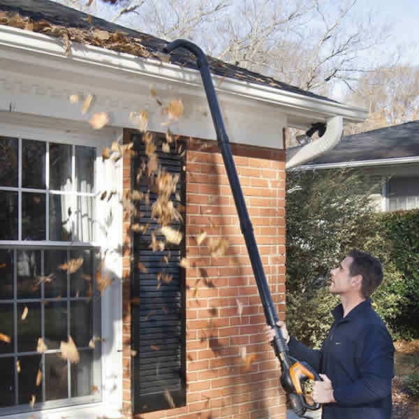 Worx WA4092 Universal Gutter Cleaning Kit - 11' Reach with Adapter for Blowers
