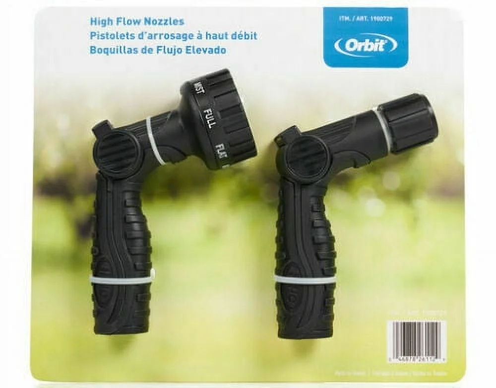 Orbit High Flow Water Nozzles (PACK OF 2 Nozzles)