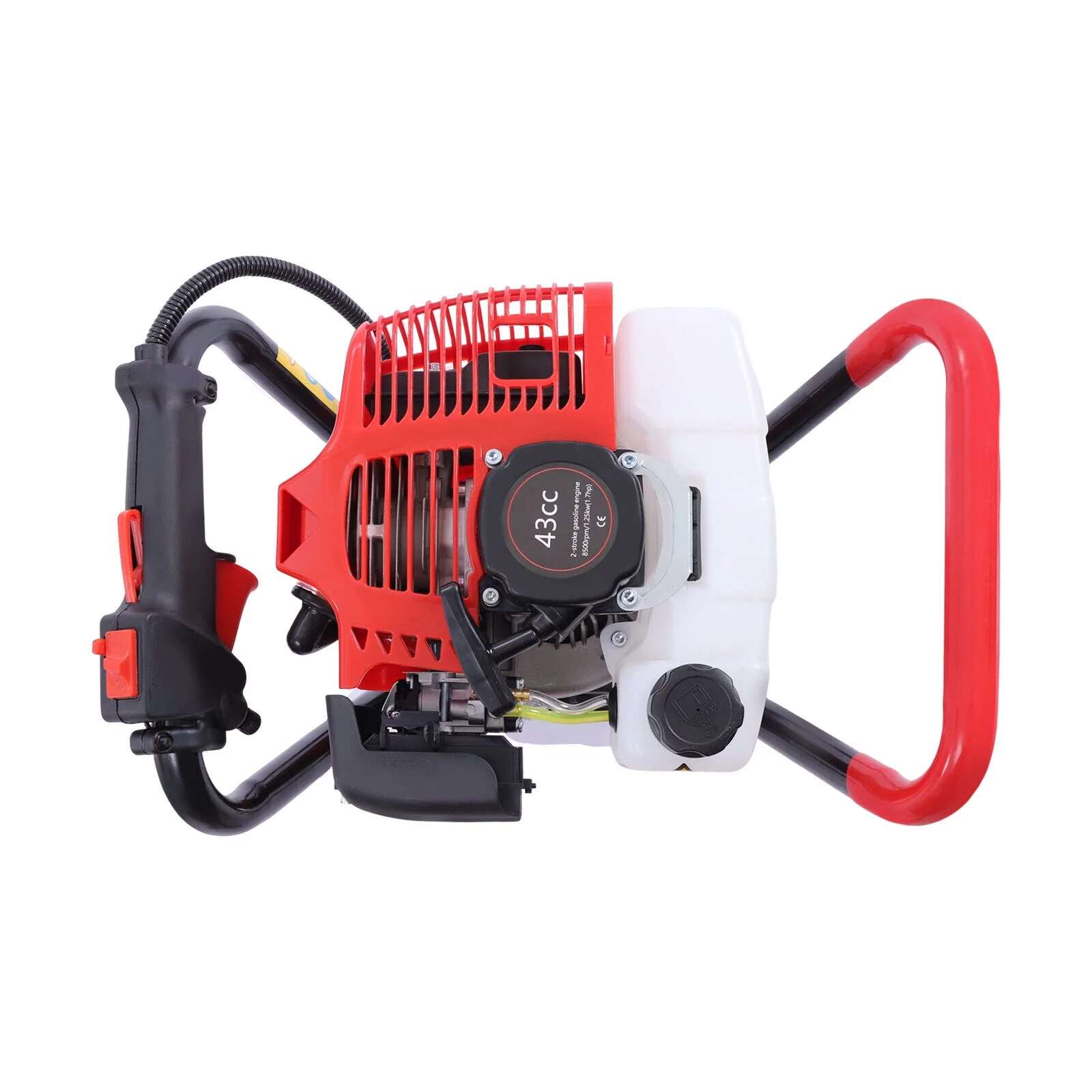 DENEST 2Stroke 43CC Gas Powered Post Hole Digger Tool+Earth Auger Drill Bit 8