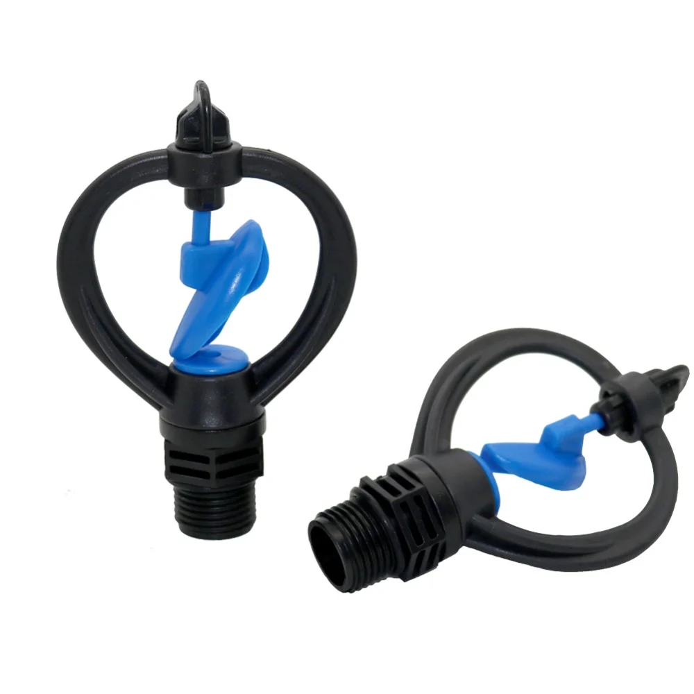 Butterfly Rotary Sprinkler with 1/2 Inch Male Thread Greenhouse Mist nozzle Agriculture Irrigation Water sprinkler 50 Pcs