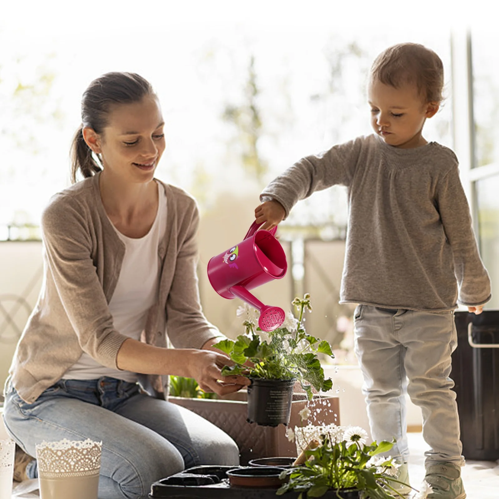 Gongxipen 1 Set of Kids Multi-purpose Garden Tools Sand-Excavating Tools Funny Playing Toys