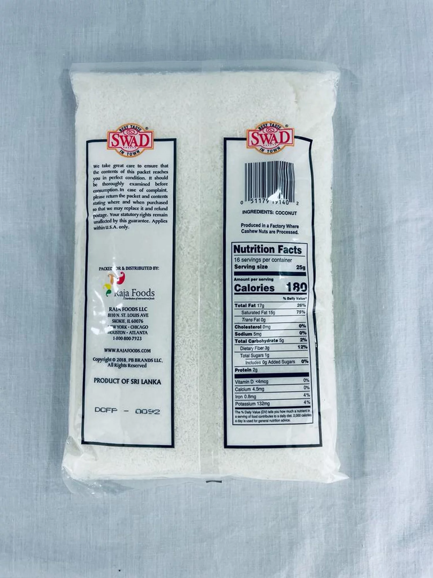 Swad Coconut Powder - 400 Gm