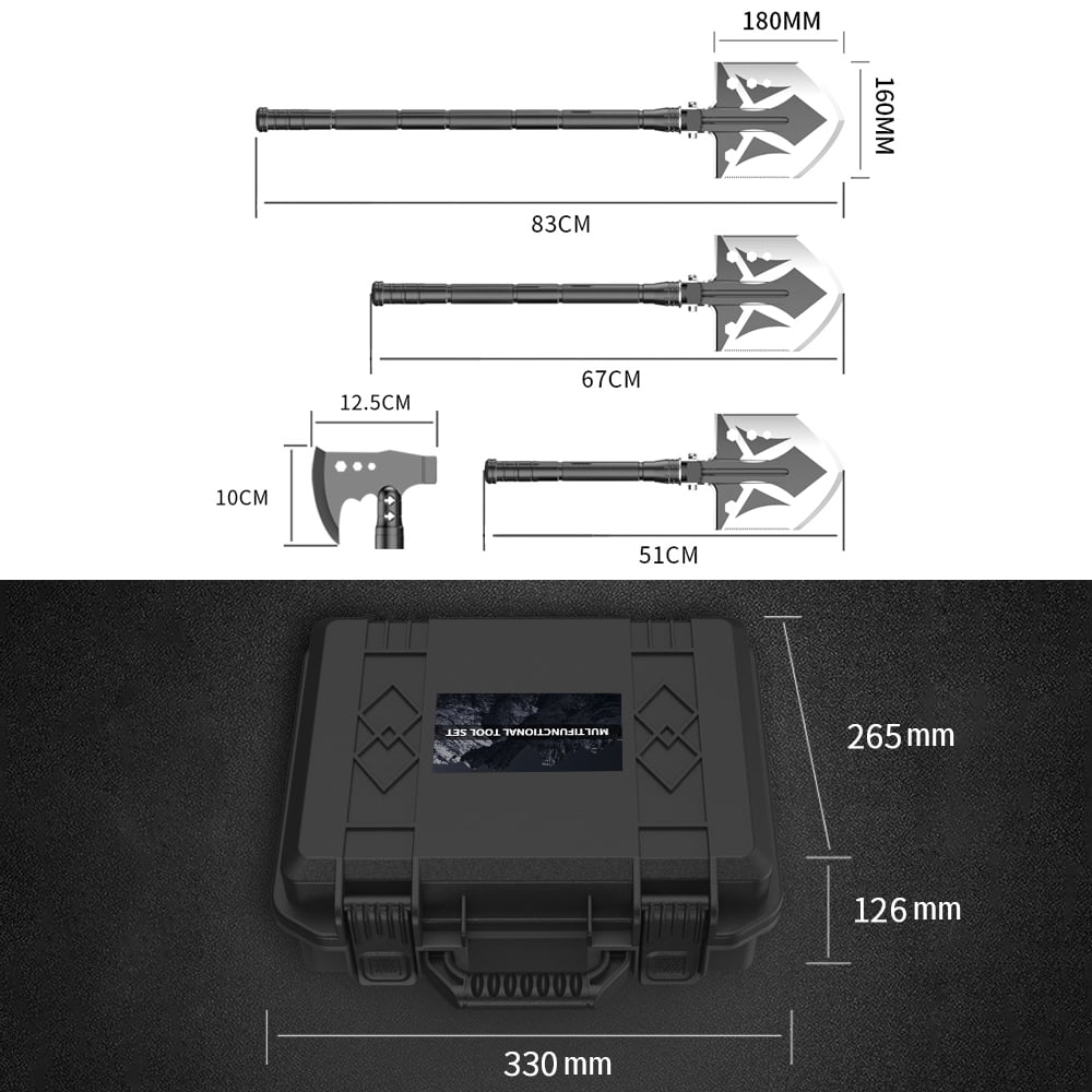 Shovel,Tool Set Wire Cutters Axe Portable With Cutters With And With And Knife Adventures