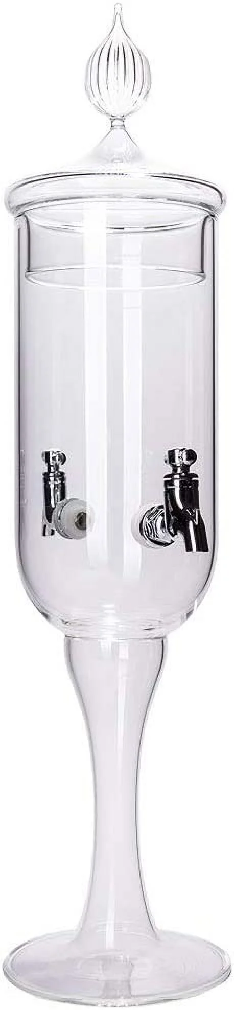 Absinthe Fountain Petite | Mouthblown Glass | 2 Spouts | Easy Handling