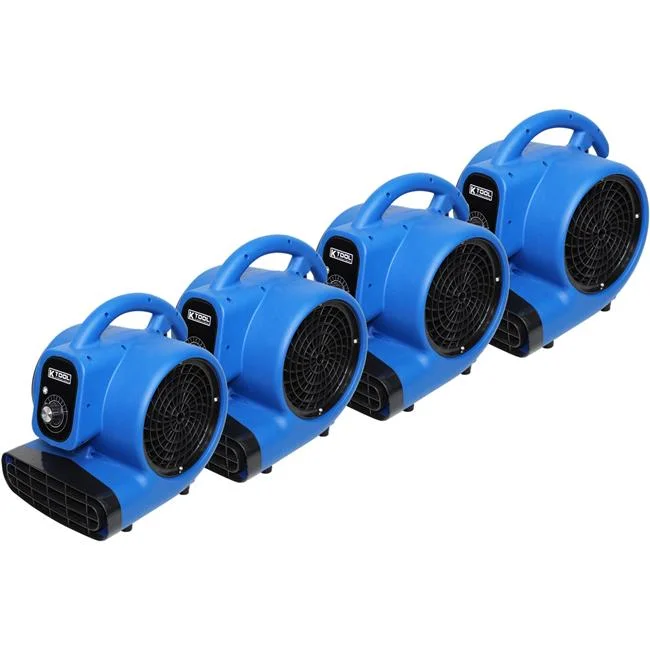 K Tool International KTI77703-PK4 800 CFM Floor Blowers - Pack of 4