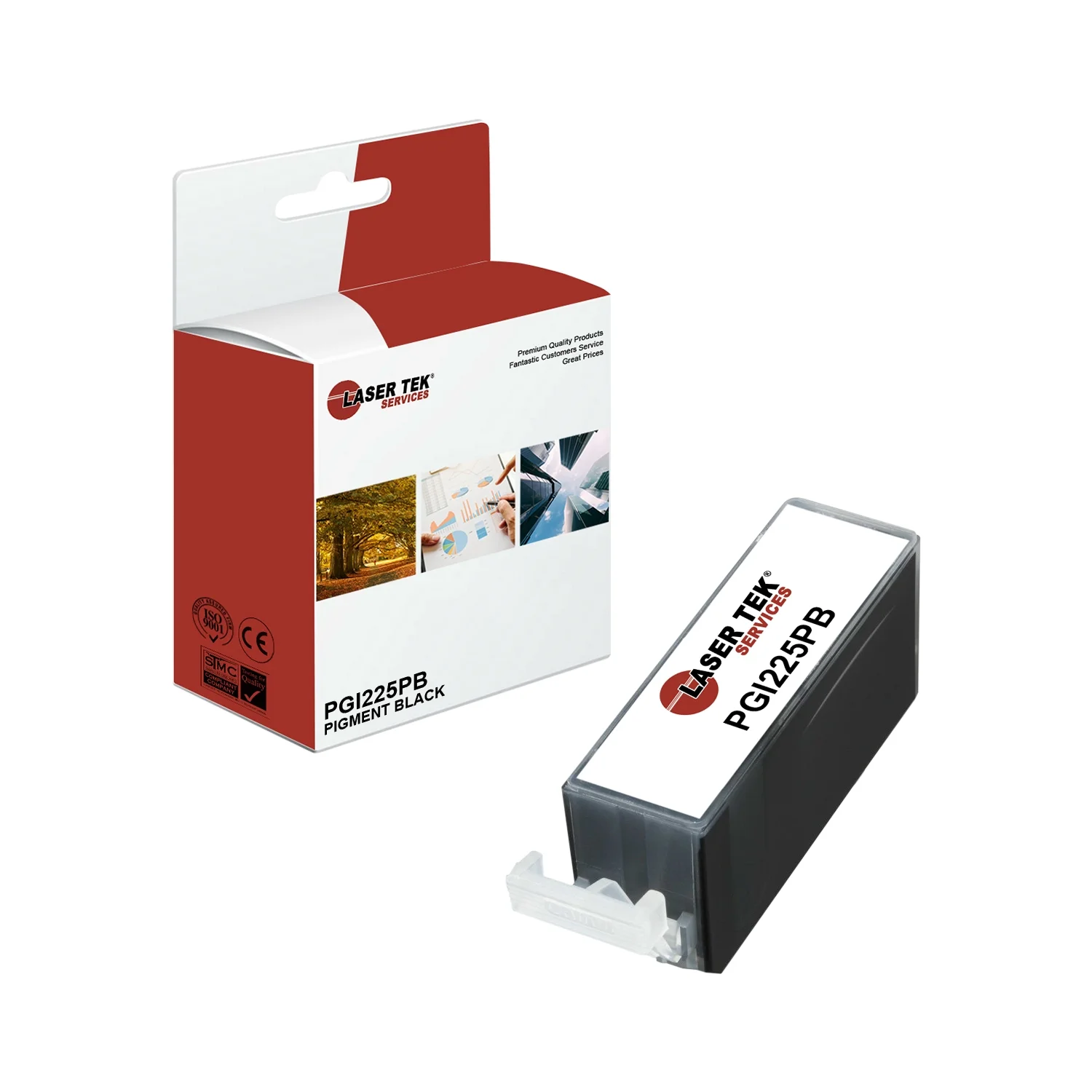 LTS PGI225PB Pigment Black HY Compatible for Canon PIXMA iP4820, MG5120 Ink