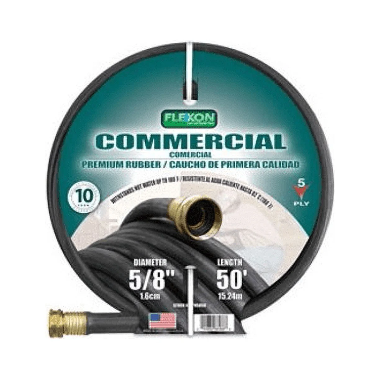 Voltec PH58100 Commercial Premium Rubber Hose 5/8 In. X 100 Ft.