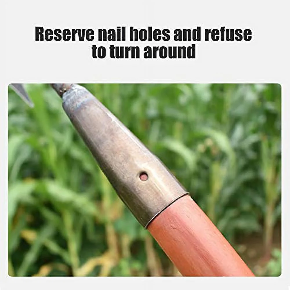 Iron Rake for Gardening and Weeding, Ironrake The Heavy Duty Iron Weeding Rake, Rake for Dethatching Lawn, Garden Weeding Tools for Backyard Lawn Loosening