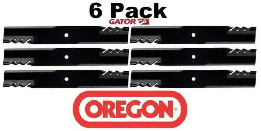 Oregon 6 Pack 396-735 Mower Blade Gator G6 Fits Hustler 796649 796649X 796649Y