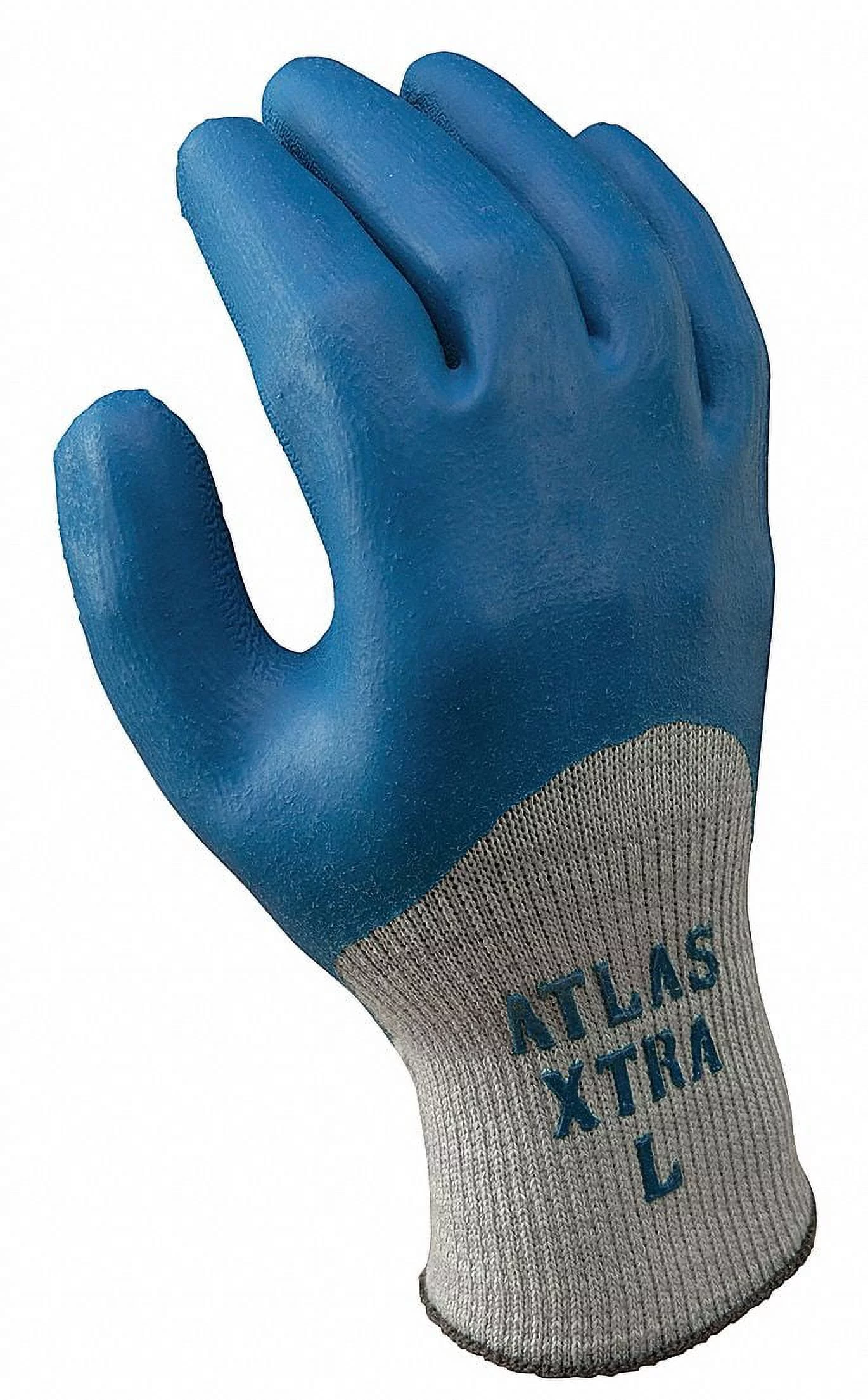 Showa Coated Gloves,Blue/Gray,L,PR 305L-09