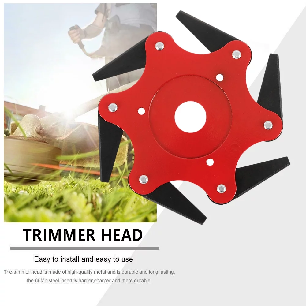 ODOMY Sharp Steel Trimmer Head Cutter Garden Grass Tool Fit Lawn Mower