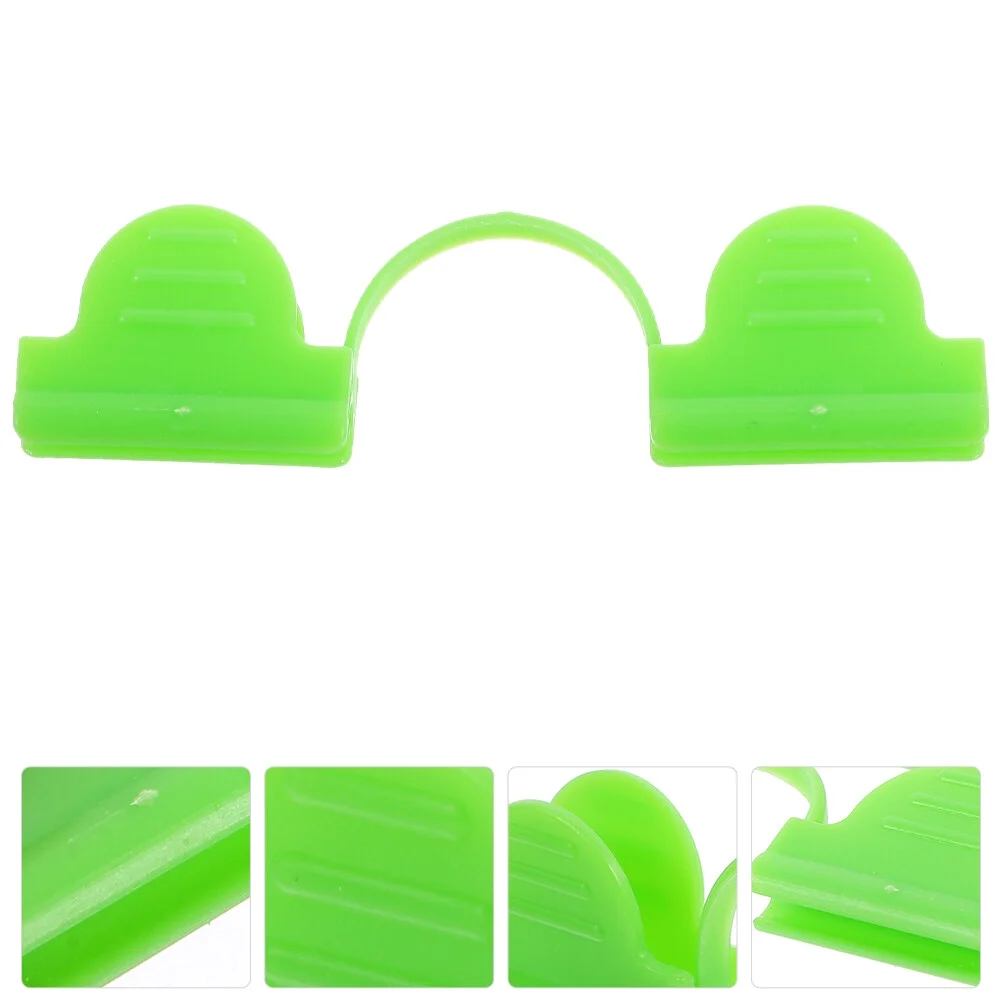 Jibingyi 50Pcs Plastic Fixing Clamps Greenhouse Fixing Clip Greenhouse Fix Clamps Plastic Greenhouse Clip