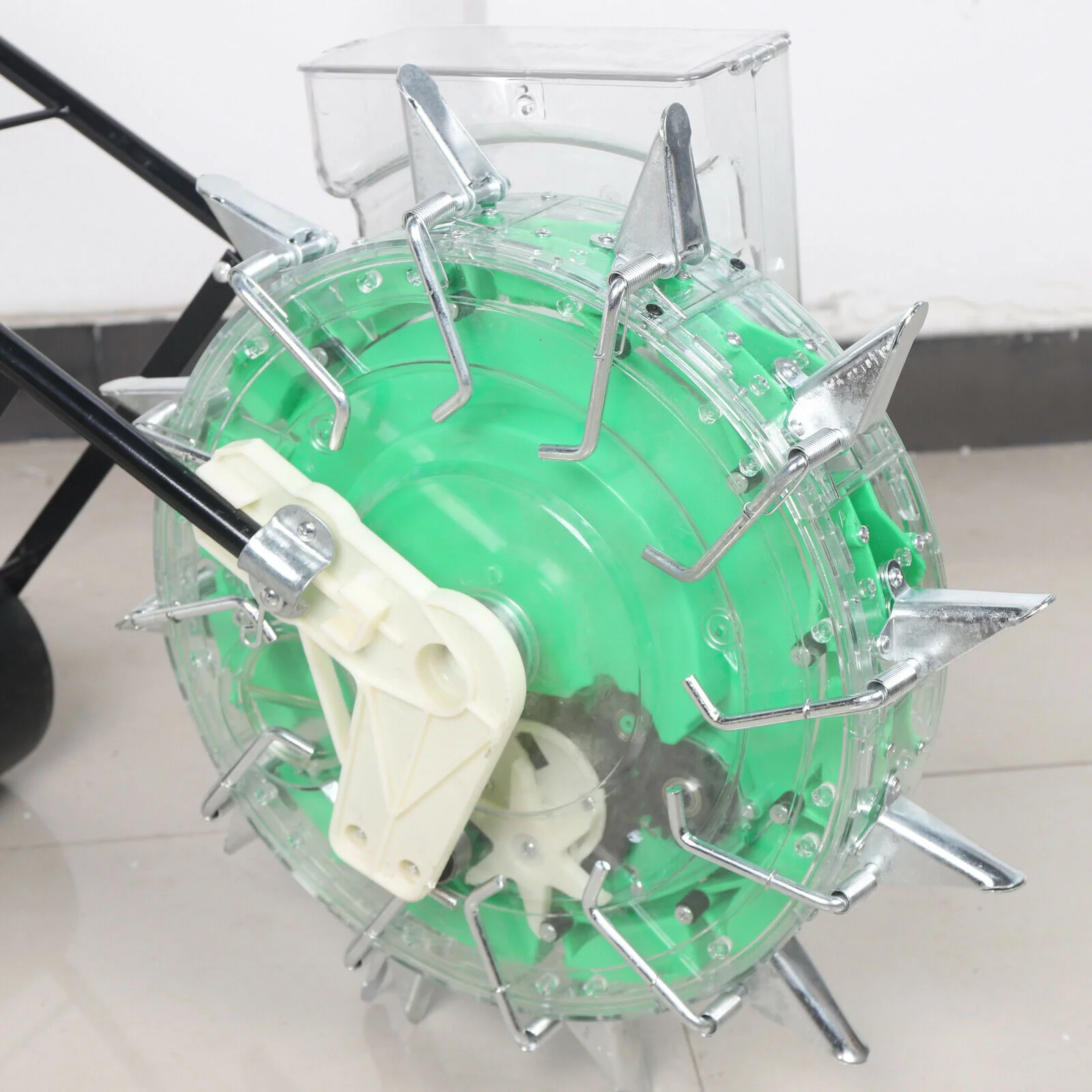 Manual Seeder Handheld Seeding Machine Peanut Corn Bean Planter Precision Garden Seed Planter Spreader Hand-push Roller Seeder Corn Cotton Fertilizer Applicator Manual Peanut Planter