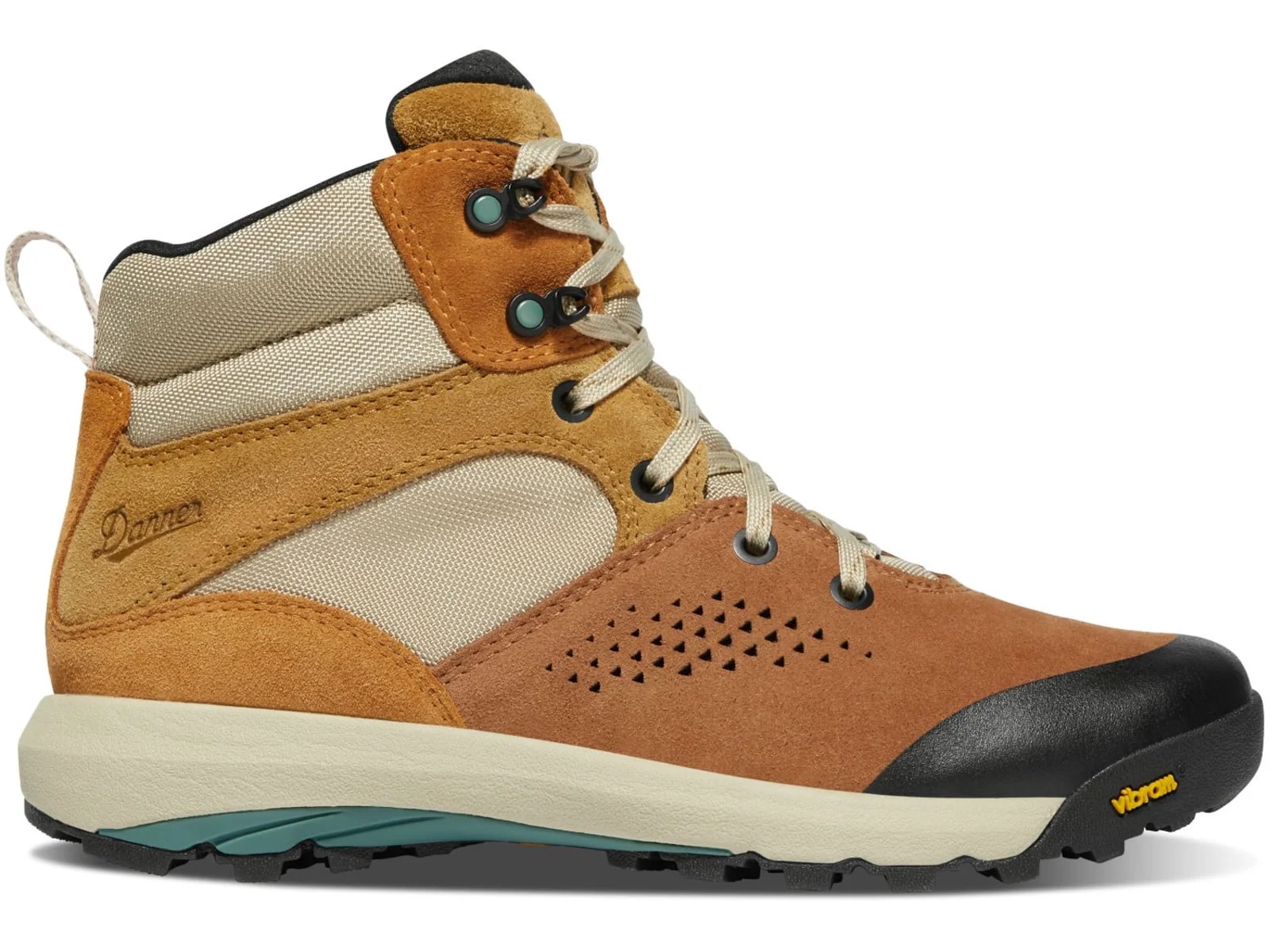 Danner Inquire Mid 5in Hiking Shoes - Women's, Golden Oak/Sagebrush, 8.5, 64533-