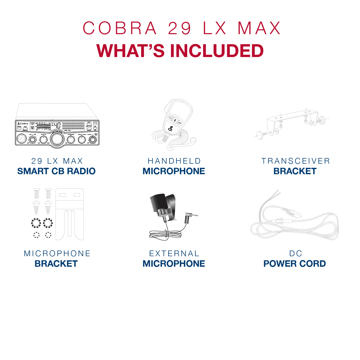 Restored Cobra Electronics Model 29 LX MAX Professional CB Radio (Refurbished)