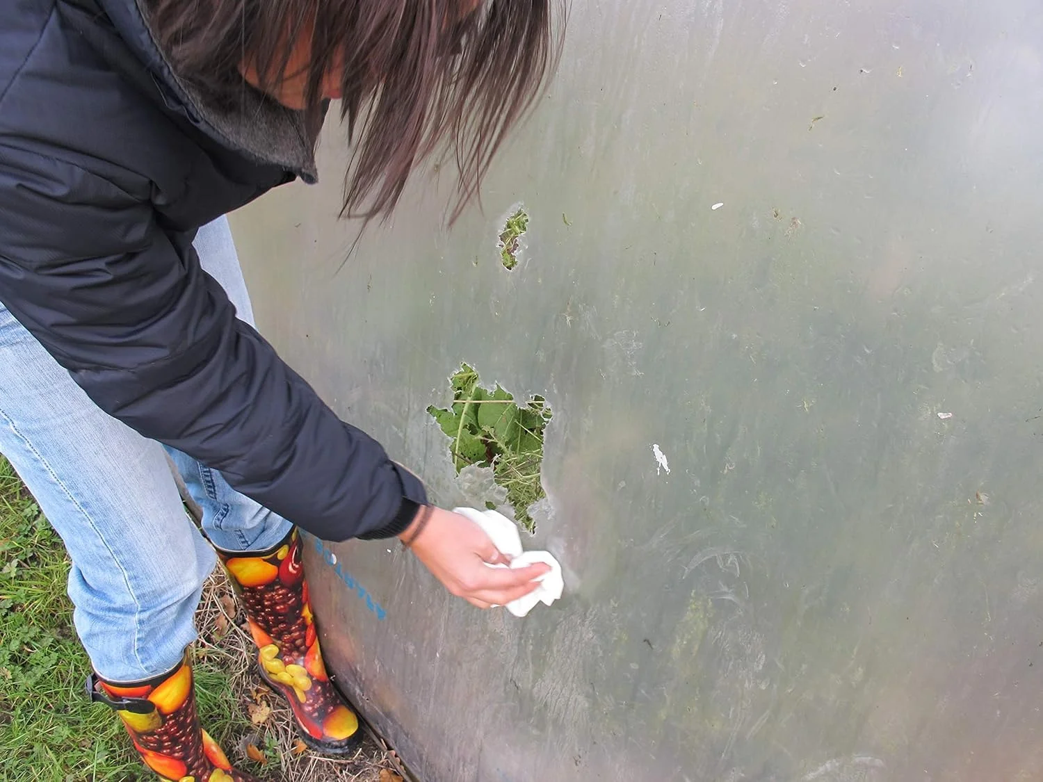 Greenhouse Plastic Permanent Repair Tape UV Clear - Extra Strong (6 In. X 108 Ft.)