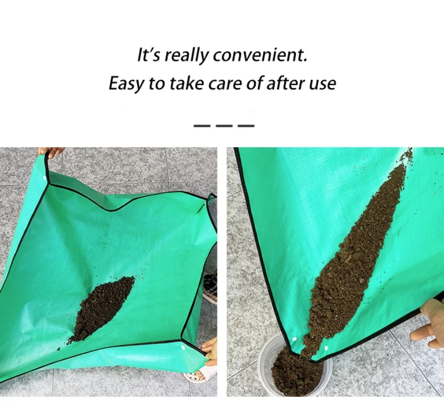 50cm-100cm Garden Mat PE  Soil Change Mat Waterproof Thickening Flowerpot Bonsai Plants Operation Garden Tools Supplies