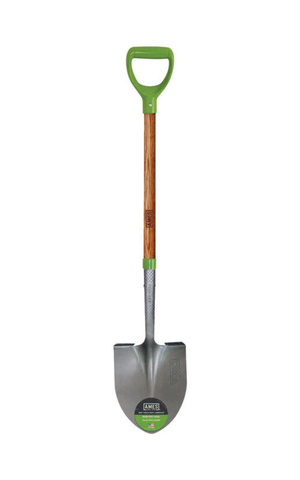 Ames 42.25 in. Steel Digging Shovel Wood Handle