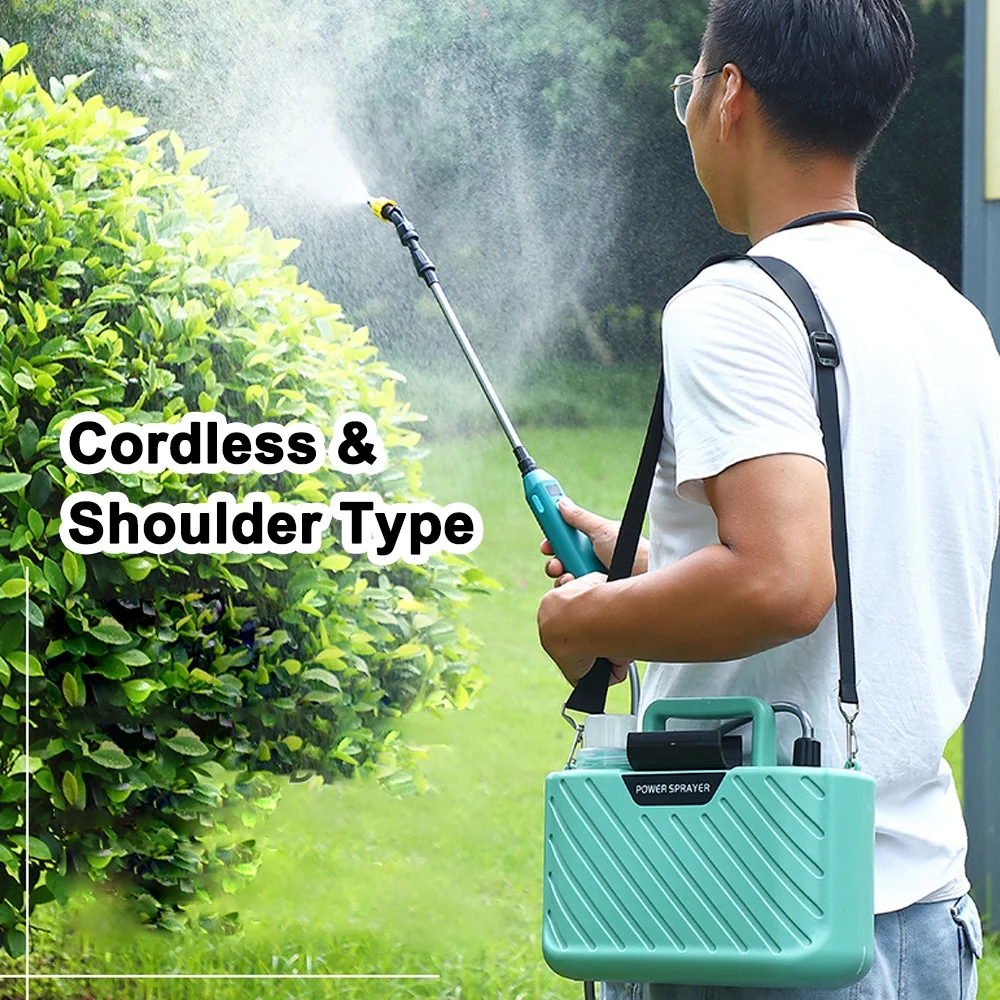 Electric Gardening Sprinkler Adjustable Telescopic Rod, Multifunctional Agriculture Tool