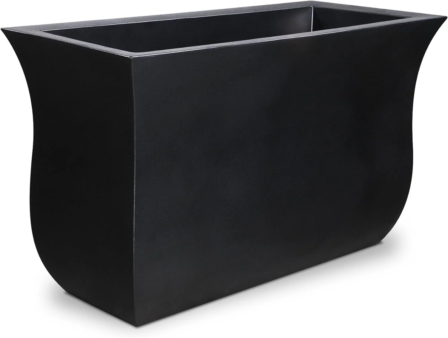 Polyethylene Planter, Black,36X16