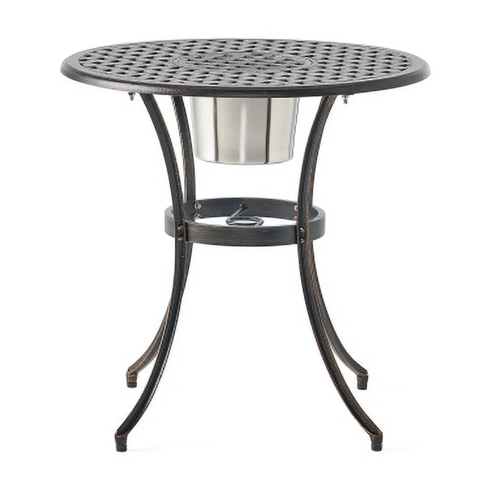 Buumin CAMDEN 3PC CAST BISTRO SET W ICE BUCKET