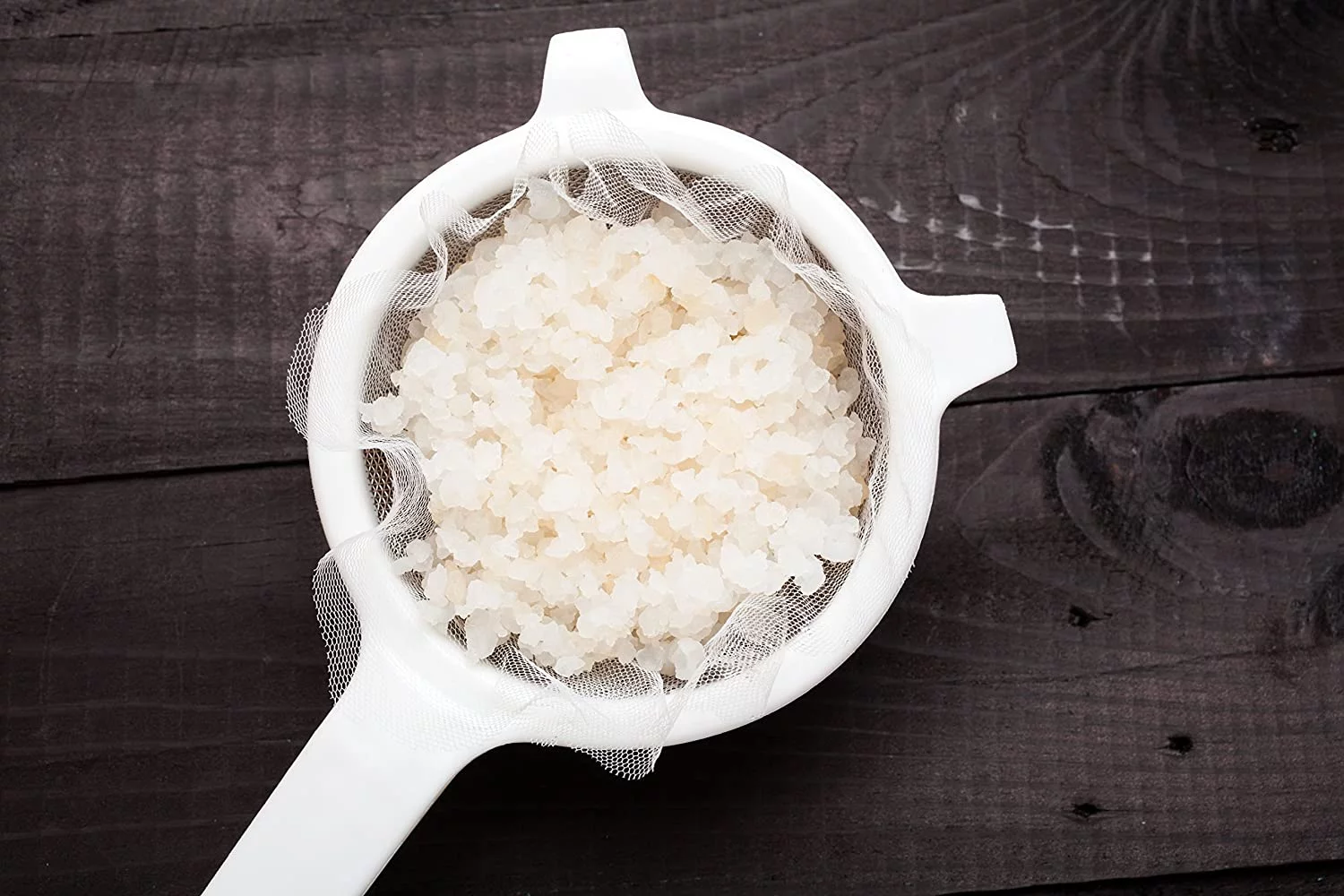 HIC Double-Ear Fine Mesh Strainer, Nylon Mesh, 4-Inch