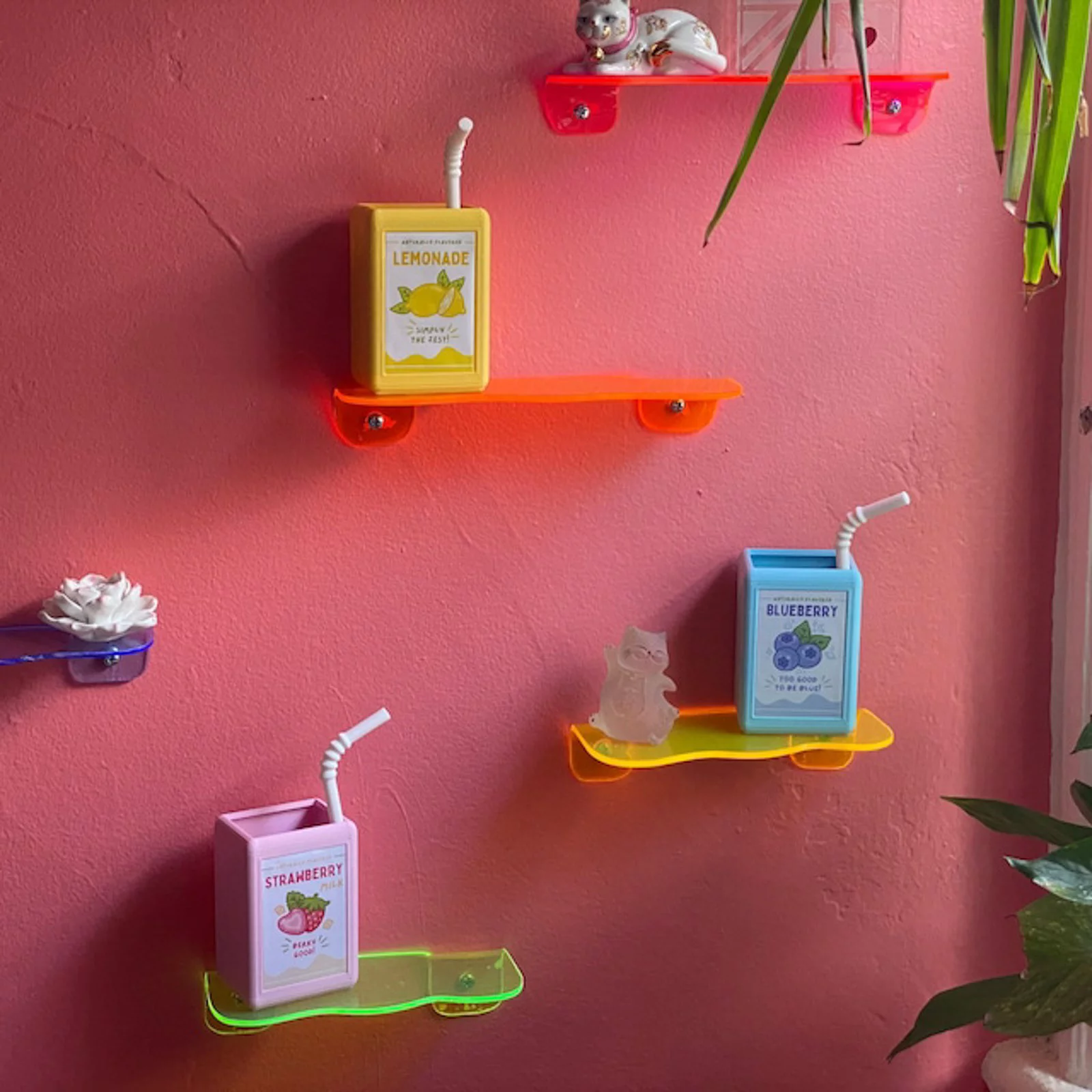 Small Juice Box Flower Pot Resin Flower Pot Funny Flower Pot Pumpkin Pot