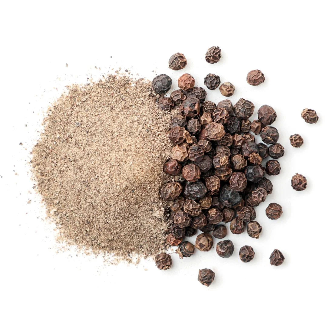 Black Pepper by Its Delish Gourmet ground, 16 oz Large Jar