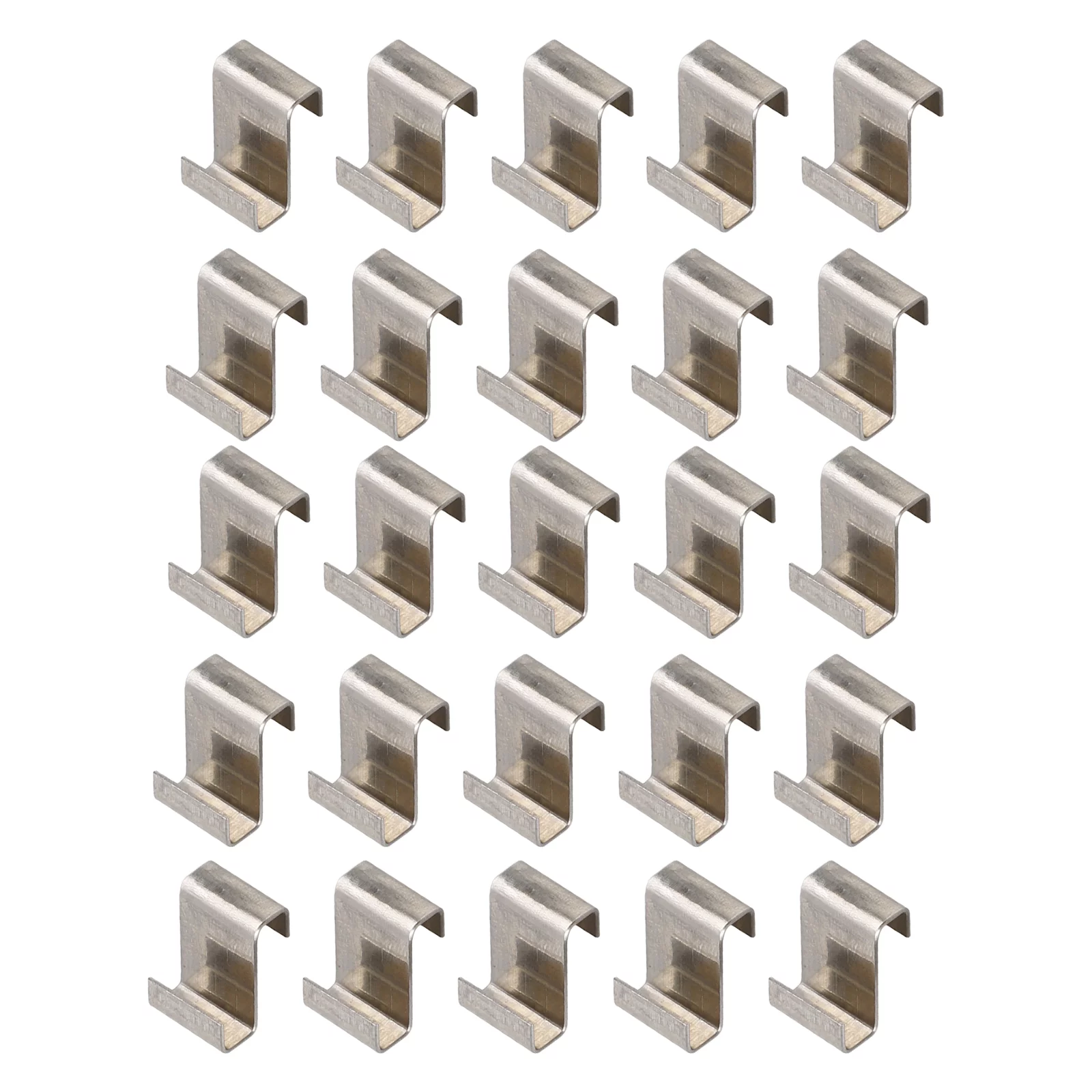 25pcs Glass Clips Greenhouse Glass Window Z Shaped Overlapping Fixing Clips,