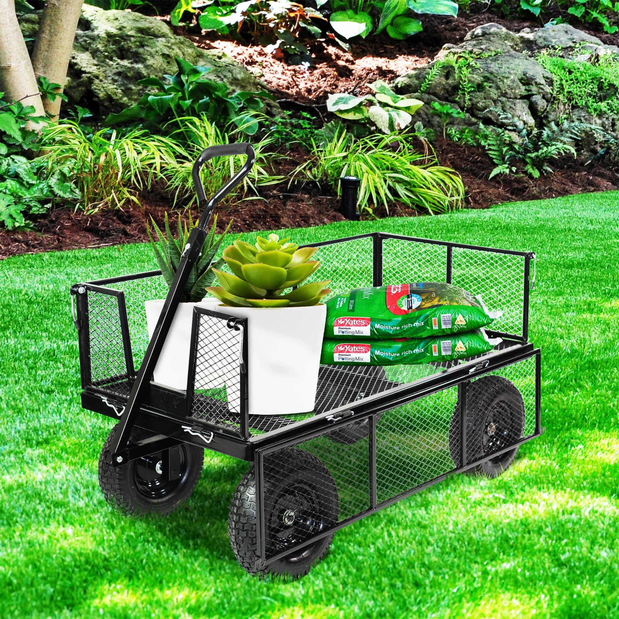 RealWork 1000 lb Heavy Duty Multi Purpose Utility Cart