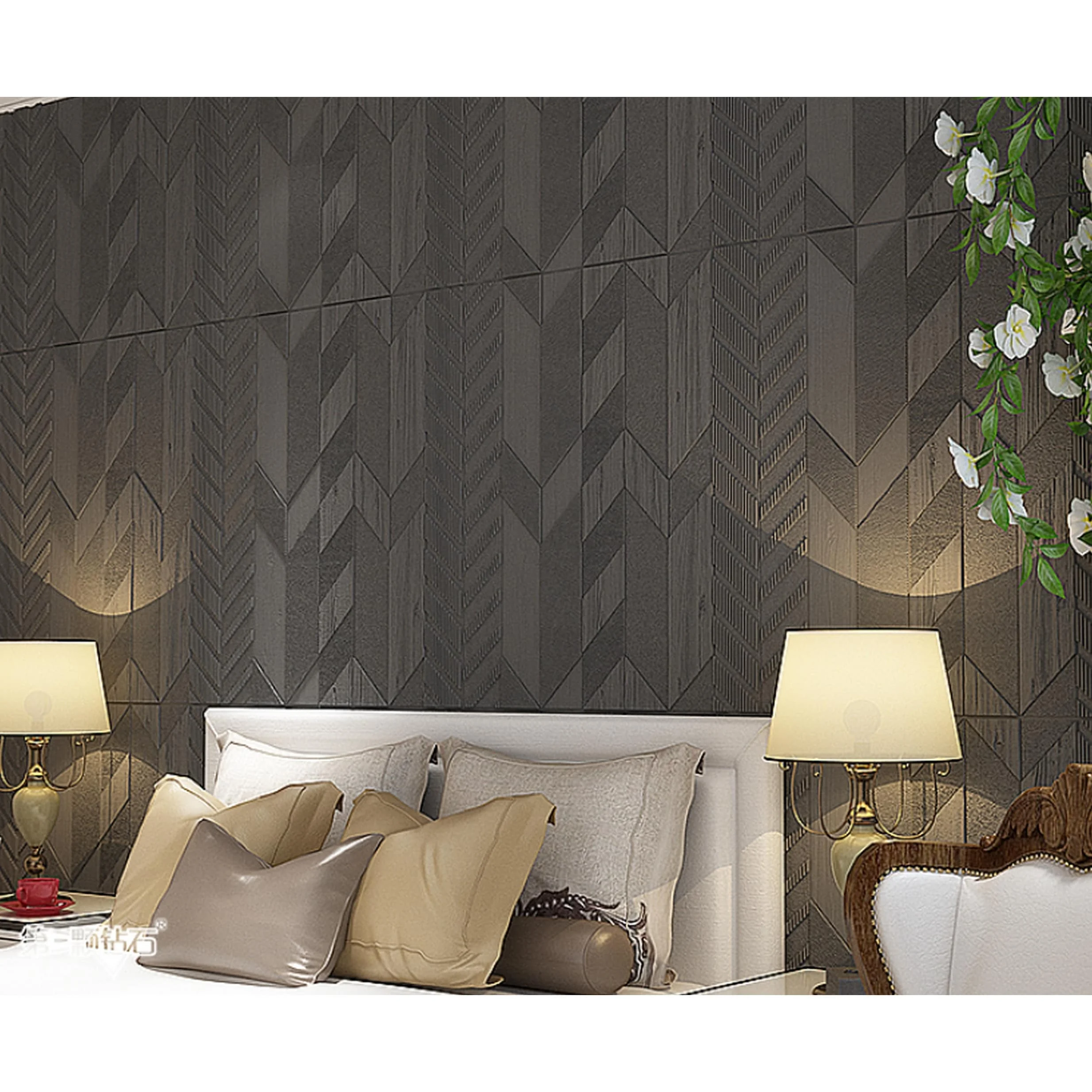 Premium Peel and Stick 3D Embossed Form Wall Panel, 28