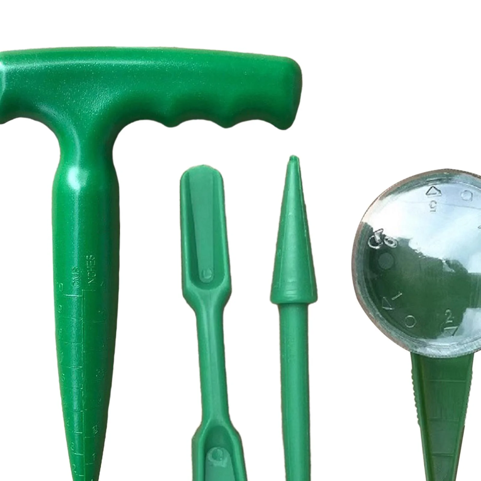 figatia 4Pcs Sowing Seed Dispenser Set Seed Planter Tool Garden Hand Tool Lightweight Handheld Garden Flower Plant Grass Seeder Tool