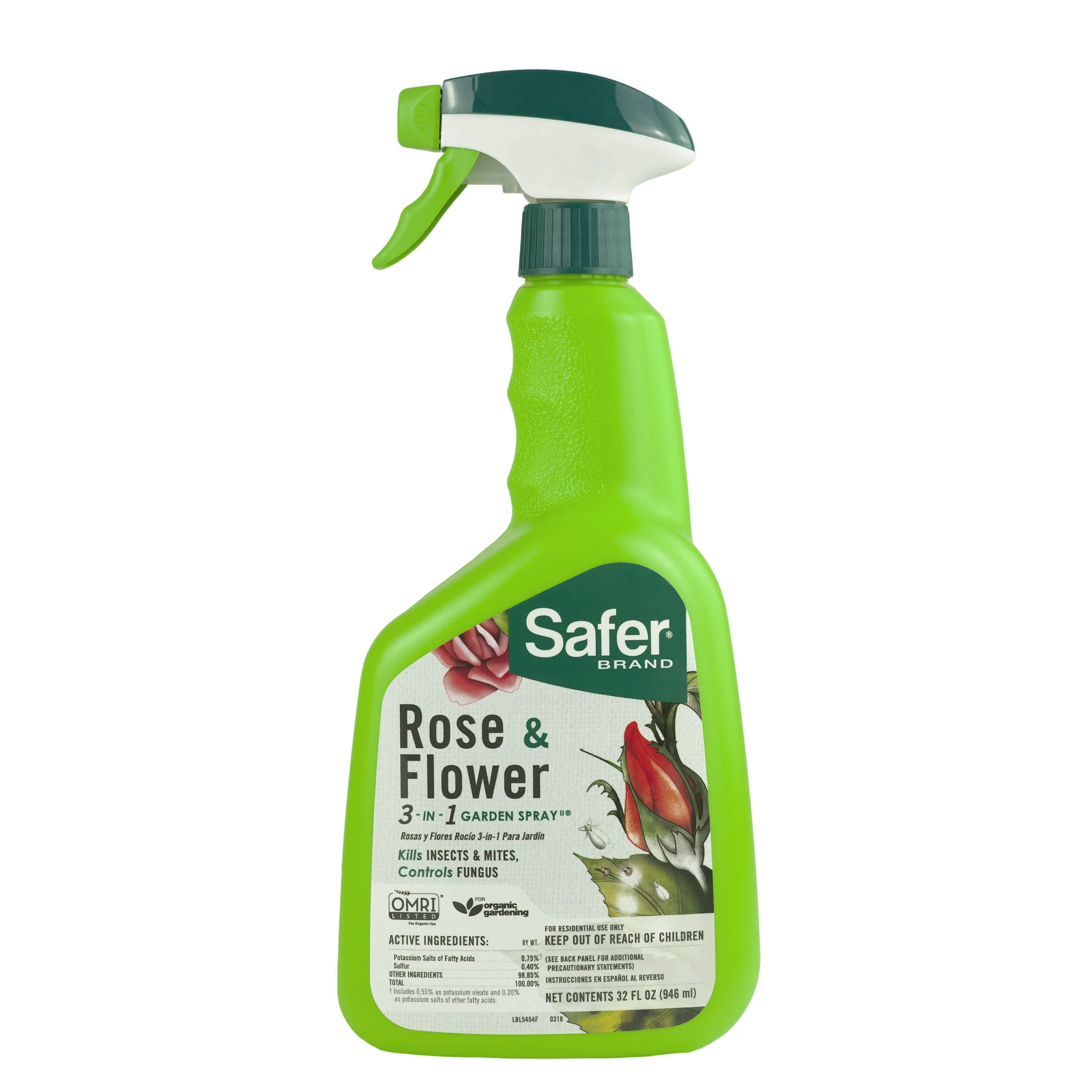 Safer Brand Rose & Flower 3-in-1 Garden Spray - 32 oz
