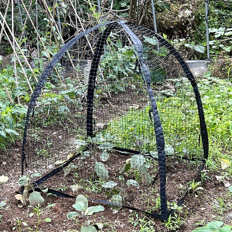 1pc Black Mesh Sunshade Cover, Fabric Plant Sunshade Mesh Cover, Greenhouse Sunshade Cover, Suitable For Garden, Lawn, Flower House, Pavilion, And Backyard Terrace, Sunshade Cover With Hollow Outside