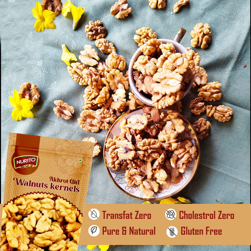 Nurito Premium Dry Fruits (Kashmiri Walnut, 200G)