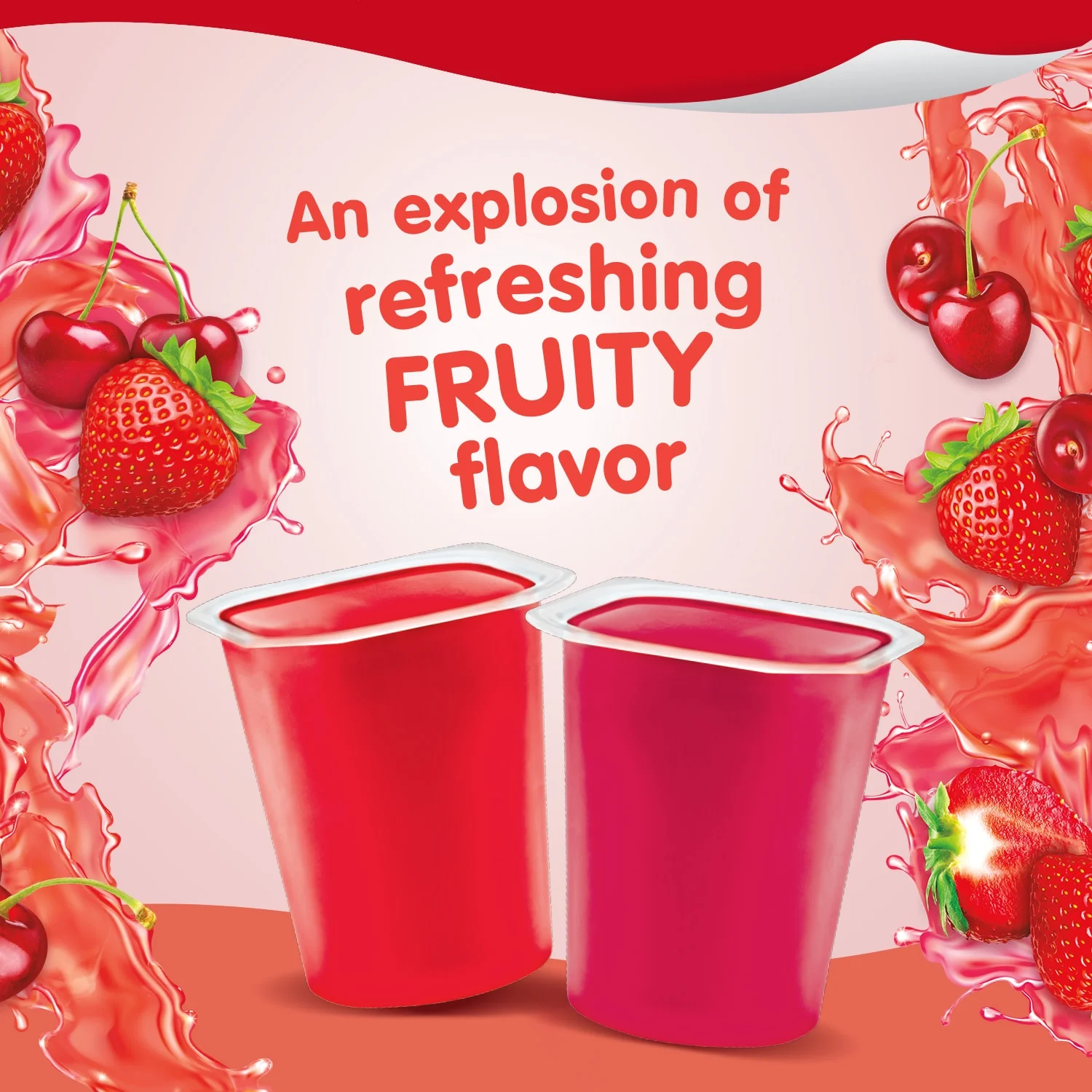 Snack Pack Sugar-Free Strawberry and Cherry Juicy Gels, 3.25 oz 12 Count