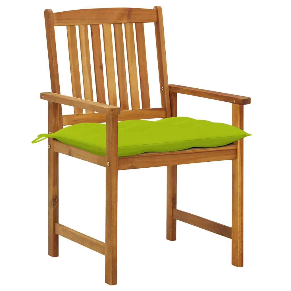 Irfora Patio Chairs with Cushions 6 pcs Solid Acacia Wood