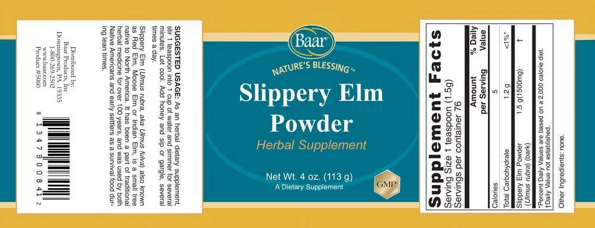 American Saffron Tea and Slippery Elm Bark Powder Kit