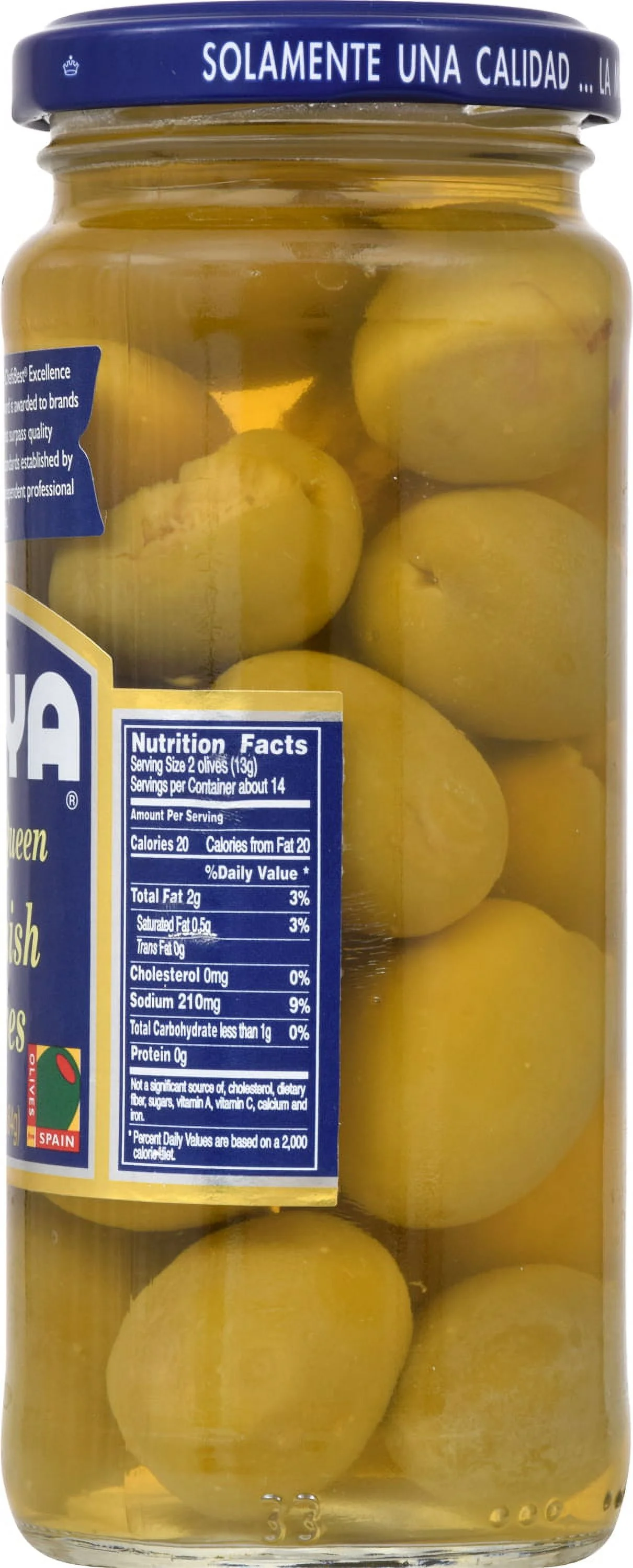 GOYA Plain Queen Spanish Olives 6.50 Oz